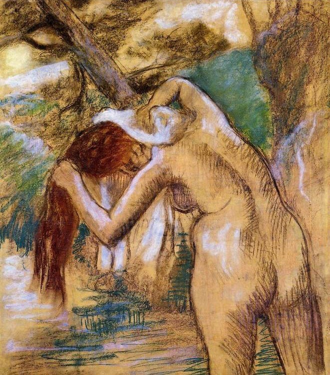 Edgar Degas Bather by the Water